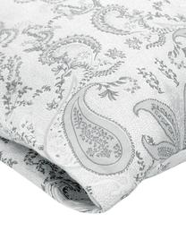 Funda de almohada de satén Grantham, 45 x 85 cm, Gris claro estampado, An 45 x L 85 cm