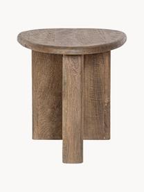 Table basse ovale en bois de manguier Zacatecas, Bois de manguier, enduit, Manguier, larg. 60 x prof. 45 cm