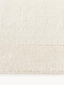 Tapis à poils courts Kari, 100 % polyester, certifié GRS, Blanc crème, larg. 80 x long. 150 cm (taille XS)