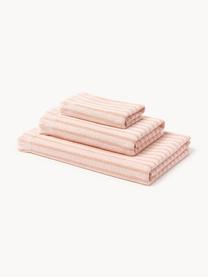 Set di asciugamani in varie misure Irma, Rosa chiaro, Set di 4 (asciugamano e telo da bagno)