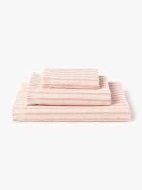 Set di asciugamani in varie misure Irma, Rosa chiaro, Set di 4 (asciugamano e telo da bagno)