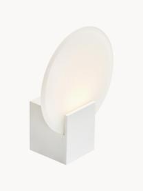 Dimmbare LED-Wandleuchte Hester, Lampenschirm: Glas, Weiss, B 20 x H 26 cm