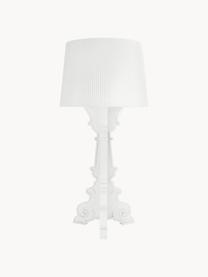 Velká designová stolní LED lampa Bourgie, stmívatelná, Polykarbonát, recyklovaný, Bílá, Ø 37, V 68-78 cm