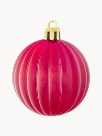 Bruchfeste Weihnachtskugeln Victoria, 60er-Set, Polystyrol, Pink, Ø 7 cm