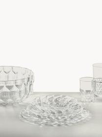 Fuente con relieves Jellies, Vidrio acrílico, Transparente, Ø 45 x Al 5 cm