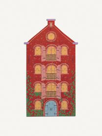 Puzzle fatto a mano Warehouse, Carta, Rosso, giallo, turchese, Larg. 15 x Prof. 27 cm