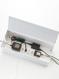 Caja para cables Web, Plástico (policarbonato), poliresina, Blanco, An 40 x Al 15 cm