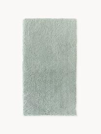 Tapis doux poils longs Leighton, Vert menthe, larg. 80 x long. 150 cm (taille XS)