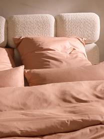 Housse de couette en satin de coton Comfort, Vieux rose, larg. 200 x long. 200 cm