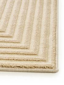 Tapis beige crème Diamond, Couleur crème, beige clair