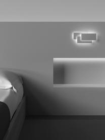 Applique murale LED moderne Trame, Blanc cassé, larg. 26 x haut. 12 cm