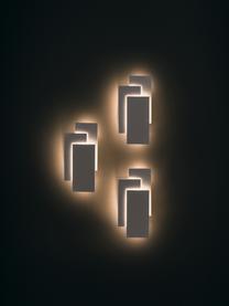 LED wandlamp Trame in rechthoekige vorm, Gebroken wit, B 26 x H 12 cm