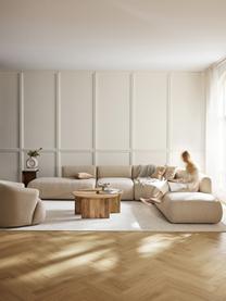 Modulares Ecksofa Sofia (4-Sitzer), Bezug: 100 % Polypropylen Der ho, Gestell: Fichtenholz, Spanplatte, , Füße: Kunststoff Das in diesem , Webstoff Hellbeige, B 385 x T 298 cm