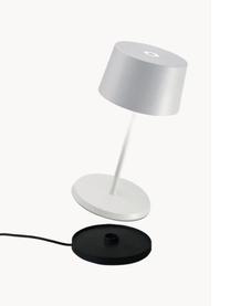 Přenosná stmívatelná stolní LED lampa Olivia Pro, Bílá, Ø 11 cm, V 22 cm