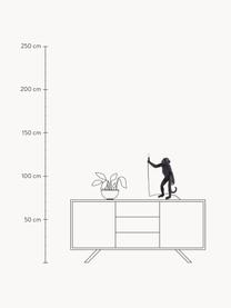 Design Außentischlampe Monkey mit Stecker, Leuchte: Kunstharz, Schwarz, B 46 x H 54 cm