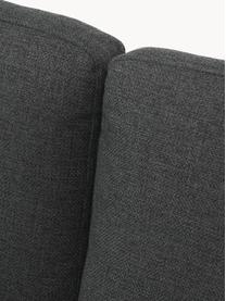 Sofa Cucita (2-Sitzer), Bezug: Webstoff (100% Polyester), Gestell: Massives Kiefernholz, Füße: Metall, lackiert Dieses P, Webstoff Anthrazit, B 187 x T 94 cm