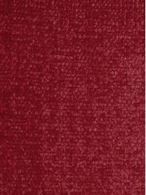 Weiches Chenille-Plaid Chila mit Fransen, 100% Polyester, Rot, 125 x 150 cm