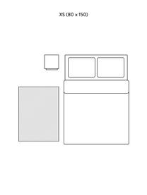 Gestreept in- & outdoor vloerkleed Axa, 86% polypropyleen, 14% polyester, Off White, lichtgrijs, B 80 x L 150 cm (maat XS)