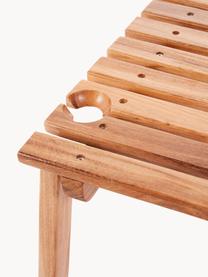 Mesa picnic plegable para exterior de teca Paknik, Madera de teca, Madera de teca, An 71 x Al 33 cm