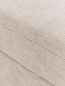 Chauffeuse avec revêtement amovible Russell, Tissu beige, larg. 103 x prof. 103 cm