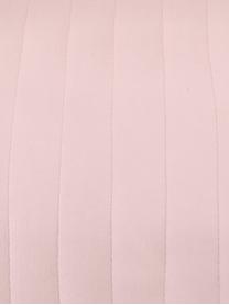Zamatové kreslo v bledoružovej farbe Cara, Bledoružová