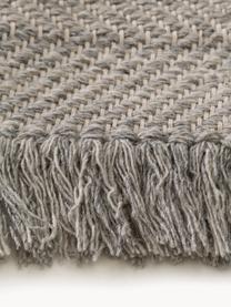 Alfombra artesanal de lana con flecos Lars, 60% lana, 20% algodón, 20% poliéster

Las alfombras de lana se pueden aflojar durante las primeras semanas de uso, la pelusa se reduce con el uso diario., Greige, An 80 x L 150 cm (Tamaño XS)