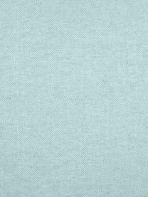 Housse de coussin bleu menthe à franges 30x50 Tine, Bleu menthe