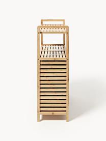 Étagère de salle de bain en bambou avec paniers à linge Kit, Bambou, larg. 77 x haut. 95 cm