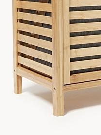 Étagère de salle de bain en bambou avec paniers à linge Kit, Bambou, larg. 77 x haut. 95 cm