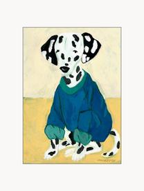 Poster Dalmatian in Sweatshirt, Papier

Ce produit est fabriqué à partir de bois certifié FSC® issu d'une exploitation durable, Bleu foncé, tons jaunes, blanc, larg. 70 x haut. 100 cm