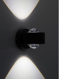 XS-LED wandlamp Ono, Zwart, 9 x 8 cm