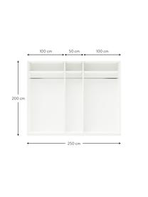 Modulární skříň s otočnými dveřmi Charlotte, šířka 250 cm, více variant, Béžová, Interiér Premium, Š 250 x V 236 cm