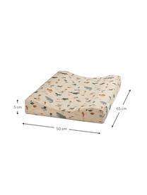 Aankleedkussen Fritz, Matras: 100% PU-schuimstof, Beige, multicolour, B 50 x L 65 cm