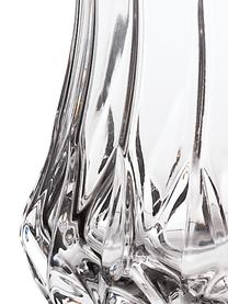 Kristalglazen karaf Adagio met reliëf, 1 L, Kristalglas, Transparant, Ø 12 x H 27 cm, 1 L