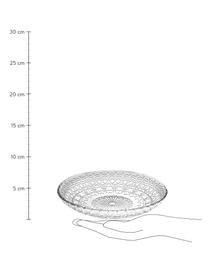 Křišťálový dezertní talíř Frutta, 4 ks, Křišťál Luxion, Transparentní, Ø 18 cm