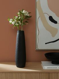 Große Deko-Vase Elegance, Polyresin, Schwarz, Ø 14 x H 46 cm