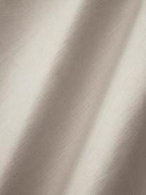 Topper hoeslaken Airy, gewassen linnen, Lichtbeige, B 200 x L 200 cm, H 15 cm