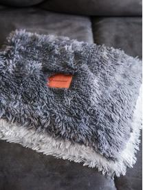 Coperta per animali domestici in teddy Fluffy, varie misure, Teddy (100% poliestere), Grigio-blu, Larg. 60 x Lung. 85 cm