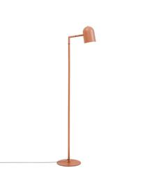 Leeslamp Marseille in terracottakleur, Lampenkap: gecoat metaal, Lampvoet: gecoat metaal, Terracottakleurig, crèmewit, 40 x 141 cm