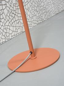 Leselampe Marseille in Terrakotta, Lampenschirm: Metall, beschichtet, Lampenfuß: Metall, beschichtet, Terrakotta, 40 x 141 cm