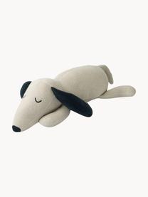 Plyšová hračka Daniel the Dog, Lomená biela, tmavomodrá, Š 40 x V 14 cm