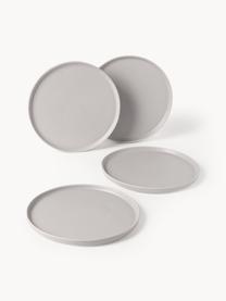 Servizio di piatti fatto a mano Reya, 4 persone (12 pz), Gres, Grigio chiaro, 4 persone (12 pz)