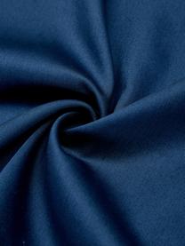 Baumwollsatin-Bettwäsche Yuma mit Kranichmotiv, Webart: Satin Fadendichte 210 TC,, Blau, Weiß & Grau, gemustert, 135 x 200 cm + 1 Kissen 80 x 80 cm