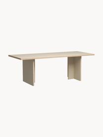 Eettafel Hanga, 220 x 90 cm, Tafelblad: Eurolight, MDF, gelaminee, Frame: Eurolight, MDF, gelaminee, Hout, B 220 x D 90 cm