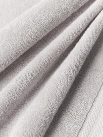 Handtuch-Set Premium aus Bio-Baumwolle, verschiedene Setgrößen, 100 % Bio-Baumwolle, GOTS-zertifiziert (von GCL International, GCL-300517)
 Schwere Qualität, 600 g/m², Hellgrau, 3er-Set (Gästehandtuch, Handtuch & Duschtuch)