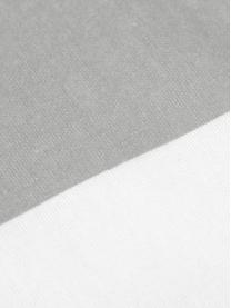 Flanell-Wendebettdeckenbezug Alice mit Sternen, Webart: Flanell Flanell ist ein s, Grau, Weiss, 160 x 210 cm