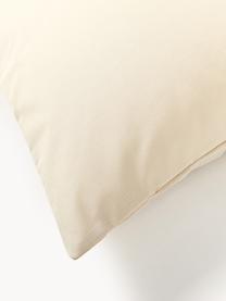 Funda de almohada de sirsaca Esme, Parte superior: sirsaca Densidad de hilo , Reverso: Renforcé Densidad de hilo, Beige claro, An 45 x L 110