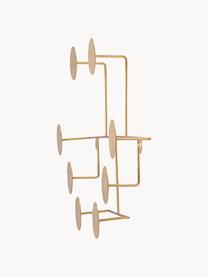 Appendiabiti in metallo Fia, Metallo rivestito, Dorato, Larg. 76 x Alt. 38 cm