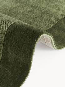 Kurzflor-Teppich Kari, 100 % Polyester, GRS-zertifiziert, Grüntöne, B 80 x L 150 cm (Grösse XS)
