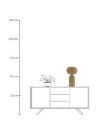 Grande lampe à poser en rotin Vinka, Beige, Ø 30 x haut. 54 cm